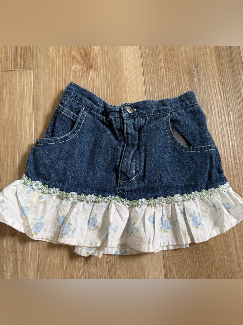Vintage Disney Denim Skirt